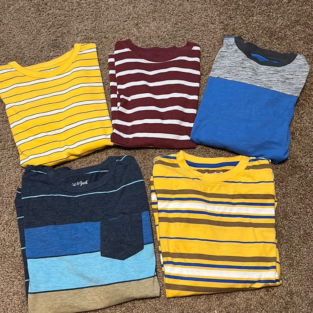 Cat & Jack LS shirts Medium 8/10